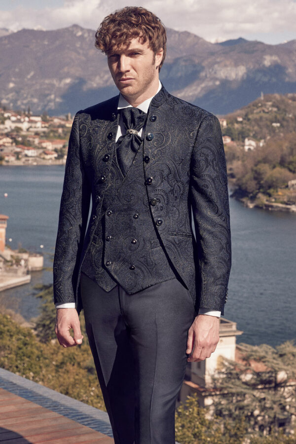 Luigi Bianchi Cerimonia 2024 Bräutigam Anzug look 15 CERIMONIA 1455 R3 AP MEN Bräutigam Ausstatter Herrenmode Singen